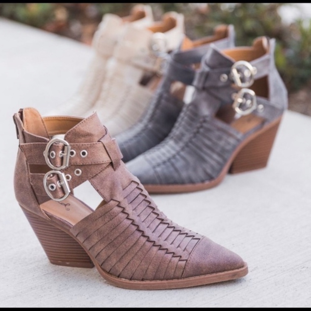 PETYON Buckle Bootie - GREY - Picture 3 of 4